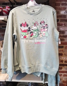Disney Parks Mickey & Minnie Tis The Season Pullover Sweatshirt XL - Bild 1 von 2