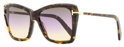 Gafas de sol Tom Ford Butterfly TF849 Leah 55B vintage Habana/dorado 64 mm FT0849 Foto 1 de 2