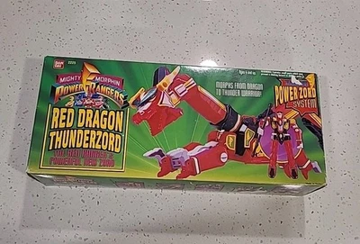 Mighty Morphin Power Rangers Red Dragon Thunderzord 1994 Bandai #2225 Complete - Image 1 of 4