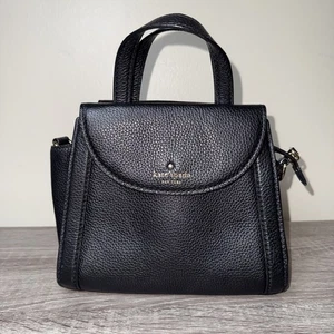 Borsa a mano piccola Kate Spade New York Cobble Hill in pelle nera - Foto 1 di 12