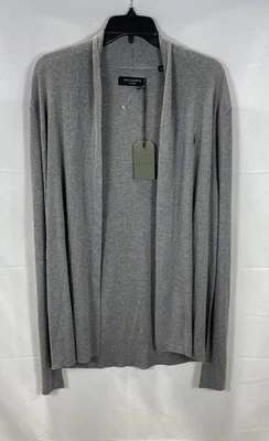 Allsaints серый открытый ребристый кардиган мужской XL - Изображение 1 из 4