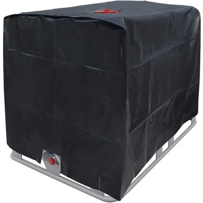 Water Resistant 1000L IBC Tote Tank Cover with Windproof Straps and Insulation - Image 1 of 4