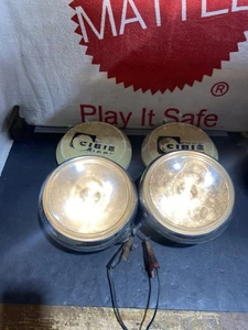 CIBIE SUPER OSCAR IODE DRIVING LAMP VINTAGE RALLY LIGHTS RENAULT ALFA PORSCHE - Picture 1 of 21