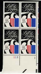 Scott 2421 25¢ Bill of Rights MNH Free shipping in USA! - Picture 1 of 1