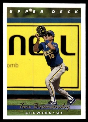 1993 Upper Deck #806 Tom Brunansky - Image 1 of 2