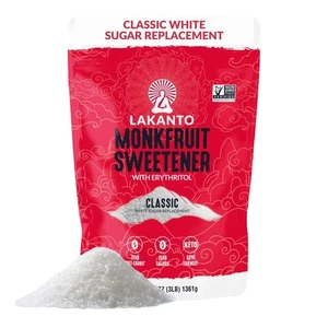 Lakanto Monk Fruit Sweetener With Erythritol, White 48 Ounce (Pack of 1) - Picture 1 of 8