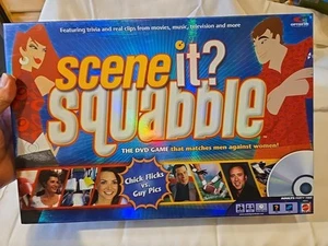 Scene It? Squabble Game W/Real Clips Trivia Movie TV Music More DVD Men vs Women - Picture 1 of 4