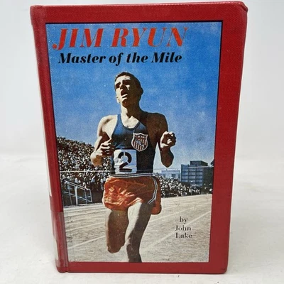 Jim Ryun Master of the Mile John Lake HC 1968 Photographs  Ex-Library - Image 1 of 4