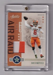 Parche de camiseta Panini Absolute Baker Mayfield Air Raid 2019/49 #AR-1 - Imagen 1 de 2