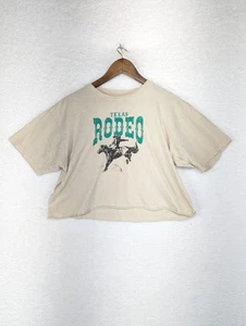 Camisa Vaquera Rodeo Mujer Recortada Western Manga Corta XL - Imagen 1 de 5