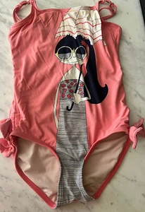 Little Marc By Marc Jacobs Girls One Piece Bathing suit- Sz 10 - Picture 1 of 8