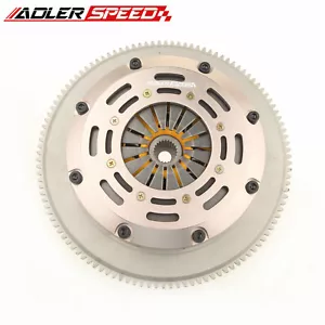 ADLERSPEED Sprung Clutch Twin Disc Kit For Mitsubishi Evo X 4B11T 08-14 Standard - Picture 1 of 4
