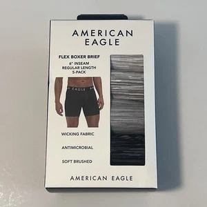 American Eagle Mens Boxer Briefs 5 Pack, NEW - Picture 1 of 2