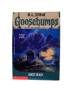 Goosebumps "GHOST BEACH" by R.L. Stine (1994, Scholastic) Book # 22 - Imagen 1 de 2
