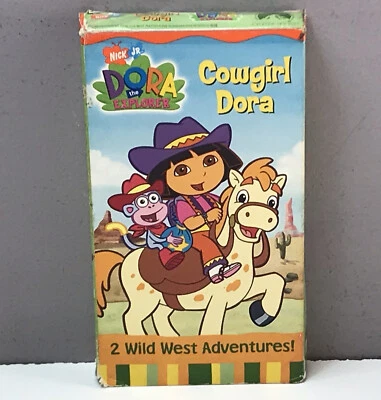 Dora The Explorer Cowgirl Dora VHS Tape Nick Junior VTG Nickelodeon TV Show Rare - Image 1 of 4