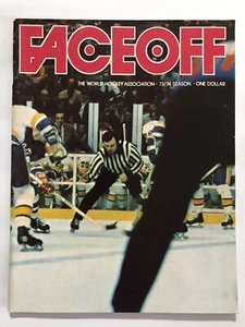 1973-74 WHA Chicago Cougars vs Winnipeg Jets Program Bobby Hull - Picture 1 of 5