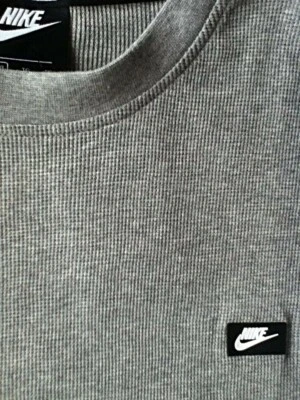 AUTÉNTICO TOP TÉRMICO NIKE AIR WAFFLE S/S PARCHEADO LOGO CT5625-063 Foto 1 de 2