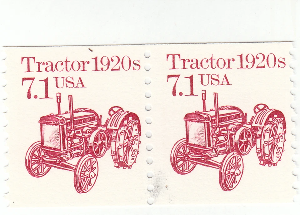 Scott # 2127 - 7.1 美分红色 - 10 Vert。 线圈对 - MNH — 第 1/1 张图片