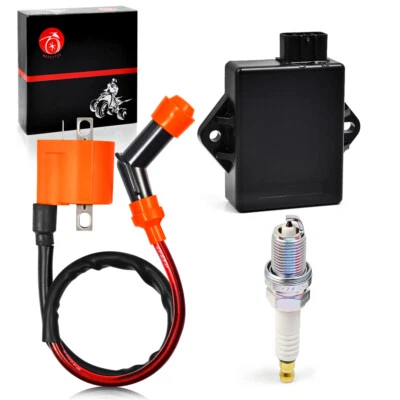 Ignition Coil Spark Plug CDI For Polaris Trail Boss 325 2000 2001 2002 3086484 - Image 1 of 4