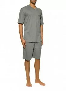 Zimmerli Herren Pyjama T-Shirt/Shorts Set Grau - Bild 1 von 3