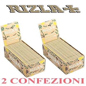 Cartine Rizla Natura Corte Singole Da 2 X Confezione 50 Libretti - Picture 1 of 2