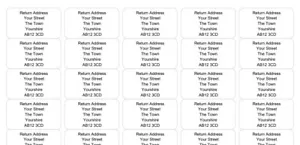Small Custom / Personalised Labels (38.1 x 21.2mm) Pre Printed - Picture 1 of 3