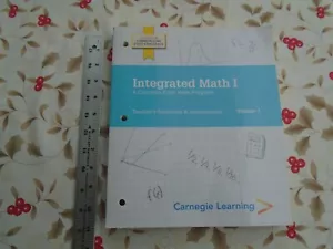 Integrated Math 1 Teacher's Resources and Assessments Vol 1 by Carnegie Learning - Picture 1 of 13