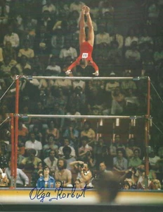 Autographed Signed 8.5" x 11" OLGA KORBUT Russia Summer Olympics photo - w/COA - Picture 1 of 1