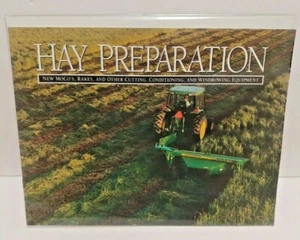 John Deere Vintage Hay Preparation Brochure Moco's Rakes Windrowing Equipment  - Picture 1 of 5