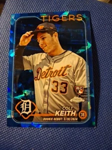 TARJETA DE NOVATO COLT KEITH TOPPS 2024 CROMO AZUL ZAFIRO RC USCS192 TIGRES DETROIT - Imagen 1 de 2