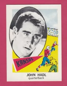 1961 Nu-Card Football # 117 John Hadl - Kansas -- Box 708-101 - Picture 1 of 1