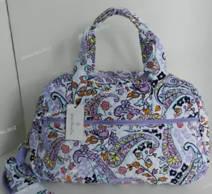 Vera Bradley COMPACT Traveler Bag Weekender in Maddalena Paisley Soft - Picture 1 of 6