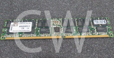 KVR333D4R25/1G Kingston 1GB PC2700 DDR-333MHz 184-Pin DIMM DR Memory Module - Image 1 of 2