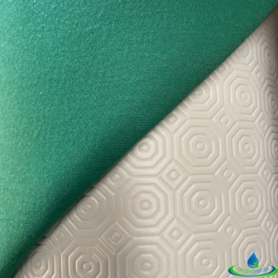 COPRITAVOLO MOLLETTONE PROTEGGI TAVOLO in PVC BIANCO PANNO VERDE DA GIOCO - Immagine 1 di 4