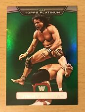 2010 TOPPS WWE PLATINUM GREEN #/499 JIMMY SUPERFLY SNUKA WRESTLEMANIA WWF NWA
