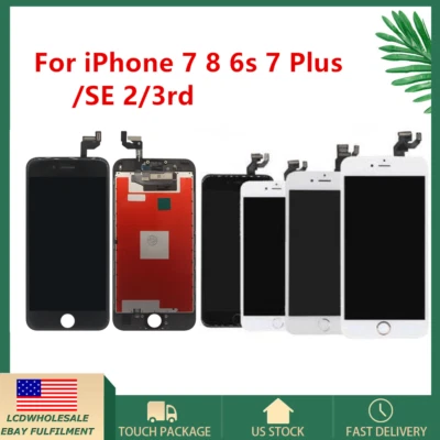 For iPhone 7 8 6s Plus SE LCD Display Screen Digitizer Touch Assembly Replace - Image 1 of 4