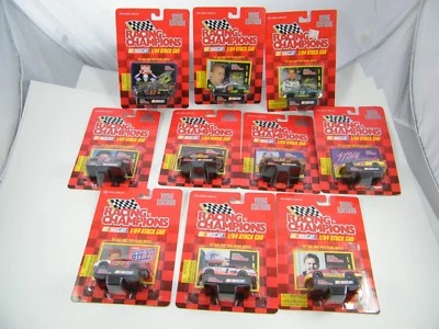 10 CAMPEONES DE CARRERAS NASCAR 1996 EDICIÓN #1, 2, 8, 11, 29, 38, 41, 57, 75, 94 NUEVO EN PAQUETE Foto 1 de 4