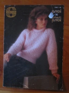 KNITTING PATTERN SIRDAN NUMBER 7446 ASPEN GREAT **** MUST SEE - Picture 1 of 1