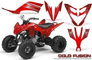 YAMAHA RAPTOR 250 GRAPHICS KIT CREATORX DECALS STICKERS COLD FUSION R - Imagen 1 de 1