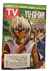 Yugi Oh 2003 Feb 1-7 Original TV GUIDE Bobby Cannavale KINGPIN Seattle Ed VG - Picture 1 of 9