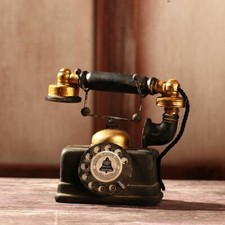 téléphone rétro vintage décoration d'interieur en résine