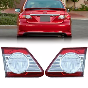 Pair Fit 2011 2012 2013 Toyota Corolla Rear Tail Lights Lamps Inner Left & Right - Picture 1 of 6