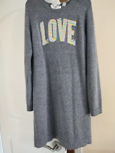 The Children Place, New with tag, grey sequins dress for teen, Size XXL 16) - Picture 1 of 5