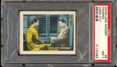 1950-60 W536-2 Lone Ranger Perforated #9 Trapped PSA 7 - Image 1 of 2