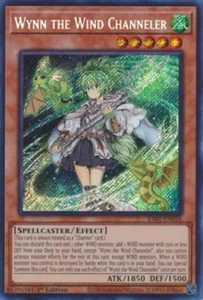 Wynn the Wind Channeler RA01-EN018 Secreto Raro 1ª Edición Casi Nuevo Yugioh ADN JUEGOS - Imagen 1 de 1