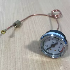 Medidor de presión de caldera VBM / Vibiemme ø 40 mm 0-4 bar - Hecho en Italia - Imagen 1 de 5