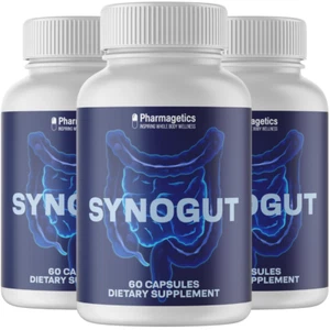 Synogut 3 Bottles 180 Capsules - Picture 1 of 9