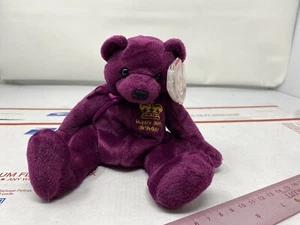 Ty Beanie Baby MAJESTIC the Queen Elizabeth 80th Birthday Bear UK Exclusive - Picture 1 of 4