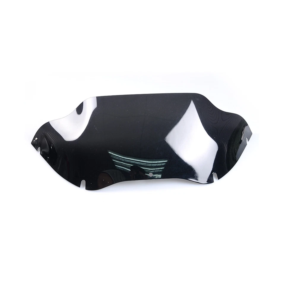 9.5" Wave Windshield for Harley Road Glide FLTRX 1998-2013 Black Windscreen - Image 1 of 4