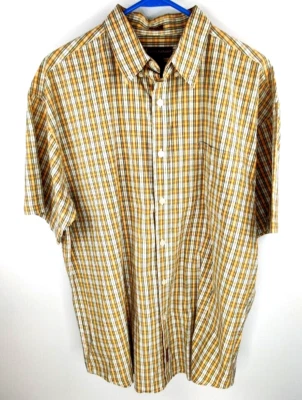 Gray Elephant Men's Size Large Poplin Plaid Button Up Shirt 1714 - Image 1 of 4